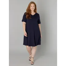 Base Level Curvy Shirtkleid Abernathy Blau 50