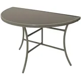 FRG Gartentisch 110 x 58 x 72 cm Schwarz