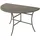 FRG Gartentisch 110 x 58 x 72 cm Schwarz