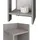 Vicco Nachtschrank Lenar 27 x 60 cm Grau