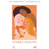 DuMont Buchverlag DUMONT - Starke Frauen 2026 – Wandkalender – Hochformat A3 29,7 x 42 cm, Illustrationen von Emmy Lupin: 12 Frauen aus aller Welt und ihre Lebensgeschichten