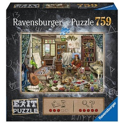 Ravensburger EXIT PUZZLE Das Künstleratelier Puzzle 759 Teile