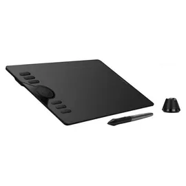 Huion HS610 5080 lpi, Grafiktablett Schwarz
