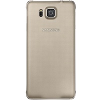 Samsung Original Akkudeckel (Galaxy Alpha), Smartphone Hülle, Gold