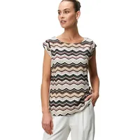 Zero Bluse mit Zickzackmuster 36