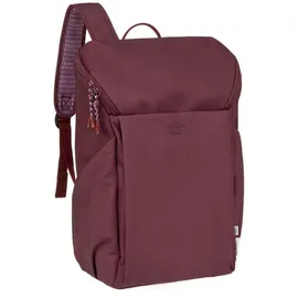 Lässig Baby Wickelrucksack mit Wickelunterlage, Kinderwagenbefestigung und Flaschenhalter/GRE Slender Up Backpack deep red