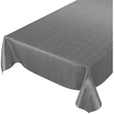 ANRO Wachstuchtischdecke 220 x 140 cm Anthrazit