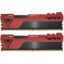 Patriot Viper Elite PVE2416G360C0K Speichermodul GB (2 x 8GB, 3600 MHz, DDR4-RAM), RAM, Schwarz, Rot