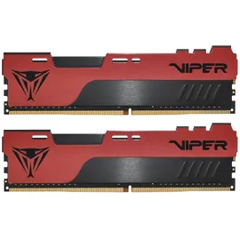 Patriot Viper Elite PVE2416G360C0K Speichermodul GB (2 x 8GB, 3600 MHz, DDR4-RAM), RAM, Schwarz, Rot