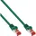 InLine InLine® Patchkabel, S/FTP (PiMf), Cat.6, 250MHz, PVC, Kupfer, grün, 2m