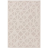 benuta Teppich Eve, benuta, rechteckig, Höhe: 11 mm, Kunstfaser, Berber, Ethno-Style, Wohnzimmer beige|weiß 140 cm x 200 cm x 11 mm