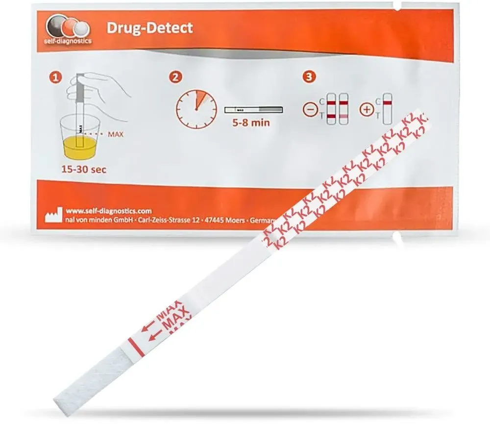 self-diagnostics Synthetische Cannabinoide (K2/Spice) 50 ng/ml Drogenschnelltest Teststreifen 5 St