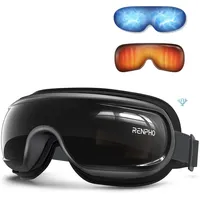 RENPHO Augenmassagegerät mit Wärme und Kühlung bei Migräne, Eyeris 3 Augenmaske mit Sprachsteuerung FSA HSA geeignet, Augenpflegegerät mit DIY-Massageeinstellung, Geburtstagsgeschenke für Frauen/Männer, Reduziert trockene Augen