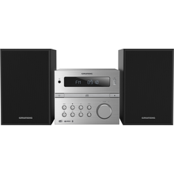 Grundig CMS 4200 silber Stereoanlage – Kraftvoller Sound und Bluetooth-Streaming