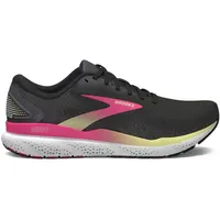 Brooks Ghost 16 schmal Damen Black/Pink/Yellow 41