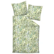 JANINE Carmen S Floral Grün 155 x 220 cm + 80 x 80 cm