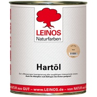 LEINOS Holzöl 750 ml | Hartöl Weiß für Tische Möbel Arbeitsplatten | Teak Eiche Möbelöl für effektive Versiegelung und langanhaltenden Schutz im Innenbereich