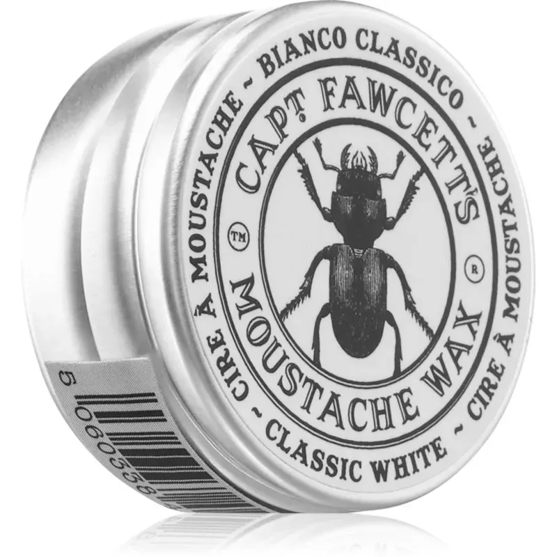 Captain Fawcett Moustache Wax Bianco Classico Schnurrbartwachs 15 ml