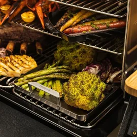 Traeger Grillkorb 46 x 26 cm Edelstahl gold