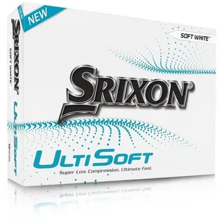 Srixon UltiSoft Golfbälle, white