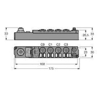 Turck SDPB-0404D-0006 6824118 Sensor/Aktorbox aktiv 1St.