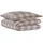 SCHIESSER Maxim Kariert Taupe-Blau 135 x 200 cm + 80 x 80 cm