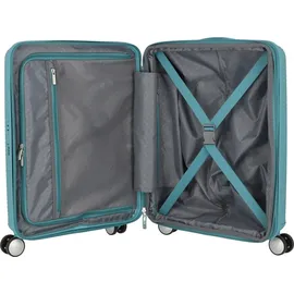American Tourister Soundbox 4-Rollen Cabin 55 cm / 35,5-41 l turquoise