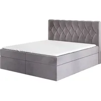 Mebloland Boxspringbett EIRIK 120 x 200 mit 2 Bettkästen,