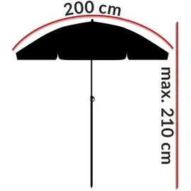 Kingsleeve Crete Ø 200 cm rot