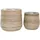 VCM Allzweckkorb Moro Set von 2  40 x 30 x 20 cm Natur