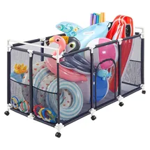 Vevor Aufbewahrungskorb 159 x 81,5 x 91,5 cm Weiß/Blau
