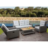 MCW HWC-G28 Lounge-Set grau/hellgrau