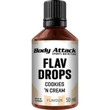 Body Attack Flav Drops®, 50 ml, Cookies'n Cream,