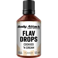 Body Attack Flav Drops®, 50 ml, Cookies'n Cream,