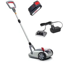 Ikra mogatec IKRA Akku Einhandmäher Rasenmäher ICHM 20 (ICM 2021) mit Mulchfunktion, für kleine Rasenflächen bis 50m2, inkl. Akku & Ladegerät