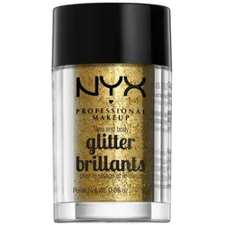 NYX Professional Makeup Pride Makeup Face & Body Glitter Lidschatten 2,5 g Gold 