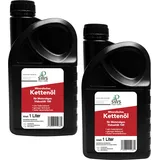 SWS Forst GmbH SUPER-OIL Kettensägenöl 2L – Hochwertiges Kettenöl für Motorsäge – Sägekettenöl mit Haftzusatz – Für Kettensäge & Führungsschiene
