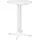 Royal Catering Stehtisch Ø 80 cm höhenverstellbar klappbar Weiß