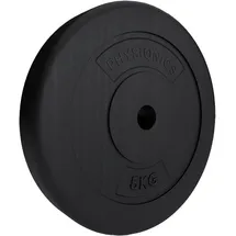 physionics PHYSIONICS® Hantelscheiben 2er-Set, 2,5–15 kg, 30/31mm, Kunststoff, Schwarz