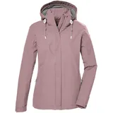 KILLTEC Damen Funktionsjacke wasserdicht/Outdoorjacke mit abzippbarer Kapuze KOS 61 WMN JCKT, woodrose, 44,
