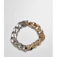 URBAN CLASSICS Heavy Two-Tone Bracelet, gold/silver, L/XL