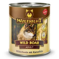 Wolfsblut Wild Boar Hundefutter für Erwachsene, 800 g, 6 Stück