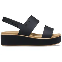 Crocs Brooklyn Matte Wrap Low Wedge Damen Schwarz 36