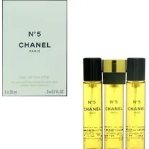 Chanel No. 5 Eau de Toilette Nachfüllung 3 x 20 ml