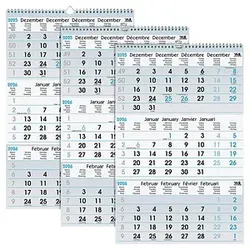 3 3-Monats-Wandkalender 2025