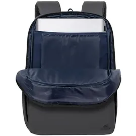 RivaCase® Rivacase 8435 schwarz beschichteter ECO Laptop-Rucksack 15,6"