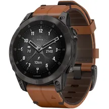 Garmin Epix Gen 2 Sapphire black titanium mit Chestnut Lederarmband