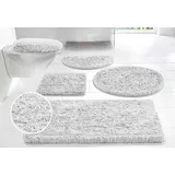 Guido Maria Kretschmer Home & Living Guido Maria Kretschmer Home&Living Badematte »Micro exclusiv, Höhe 55 mm, rutschhemmend beschichtet, strapazierfähig, democratichome Edition - angenehm weich, Badematten auch als 3 teiliges Set erhältlich silberfarben