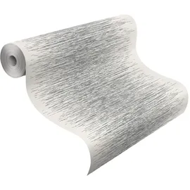 Rasch Textil Vliestapete 10,05m x 0,53m 413809 grau/silber/weiß