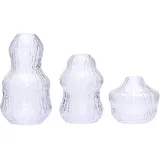 Hübsch Fuyu Vasen transparent, Glas